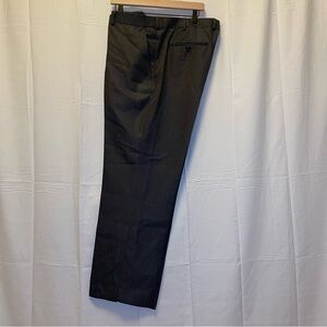 Stafford Black Dress Pants Elegant Formal Wear